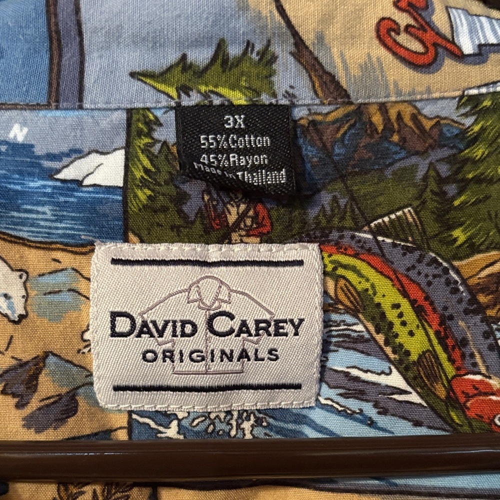 Blue Graphic Alaska Shirt - Picture 2 of 7